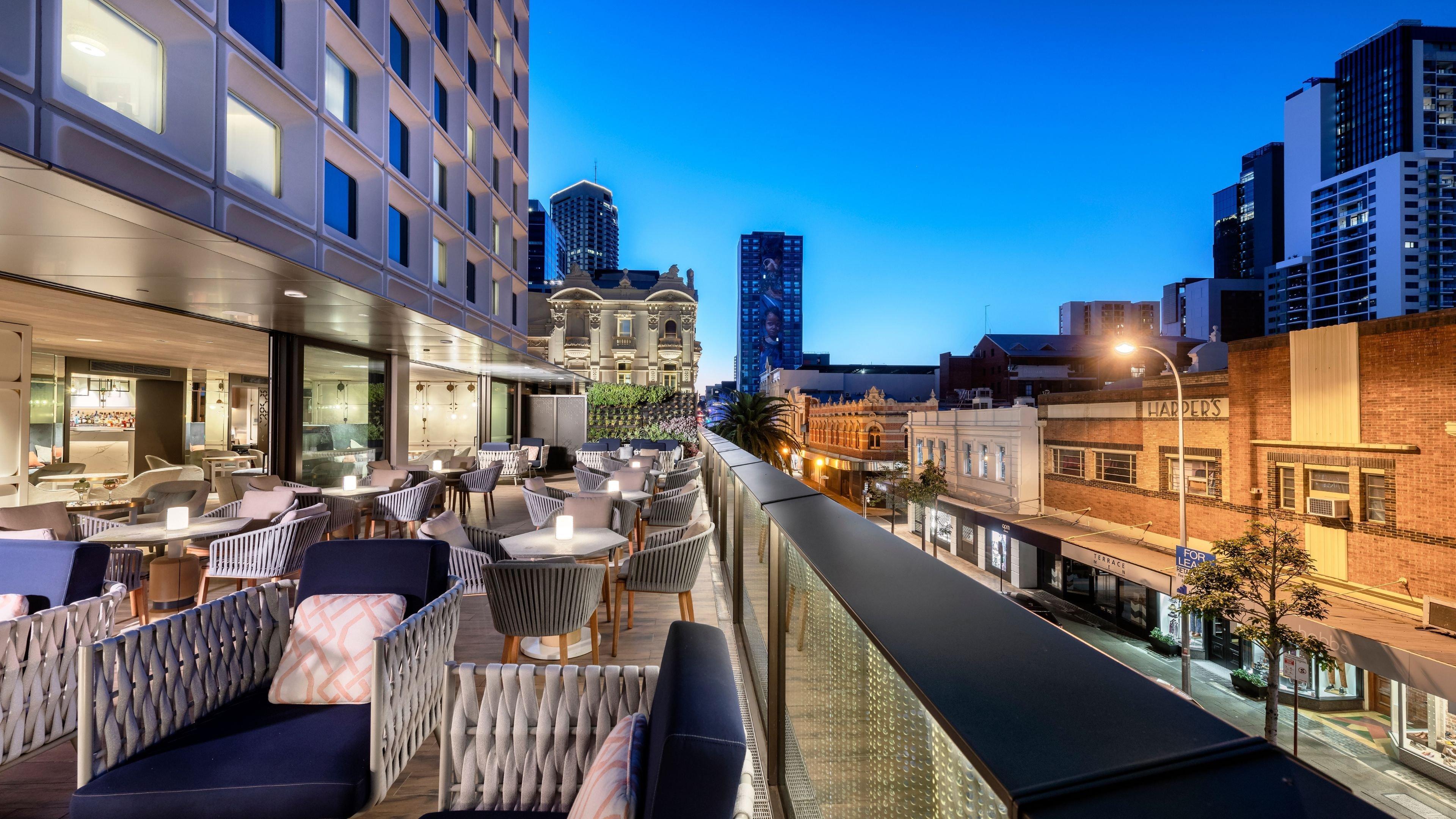 인터컨티넨탈 퍼스 시티 센터 외부 사진 The Terrace at the Hotel